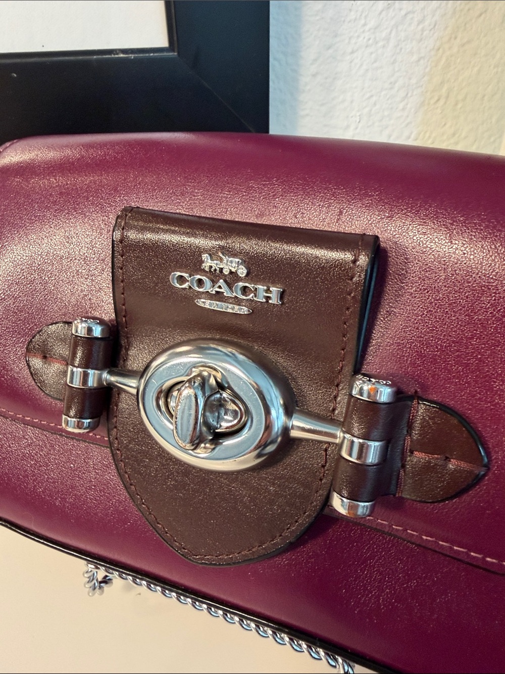 Coach Brie Leather Crossbody Bag - Picture 4 of 14